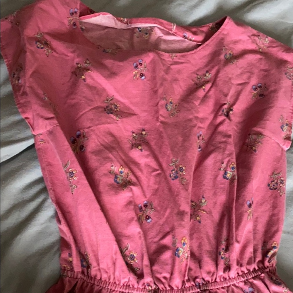 Pink Vintage Simple Dress - Picture 6 of 14